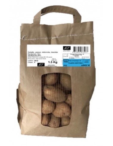 Semences de pommes de terre BIO - variété SIRTEMA