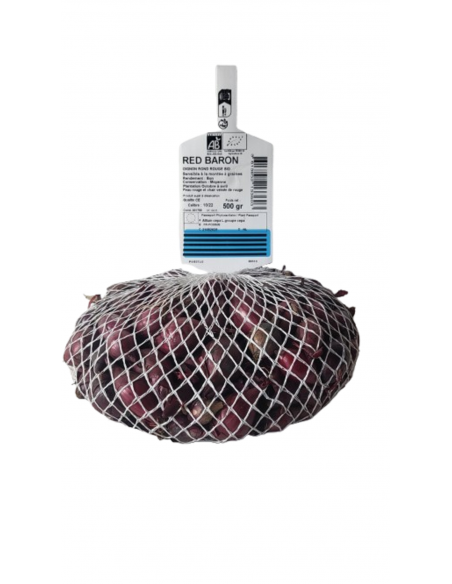 Semences de bulbes potagers BIO - variété oignon RED BARON