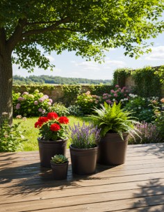 Pot Pastoral lot de 4 pièces