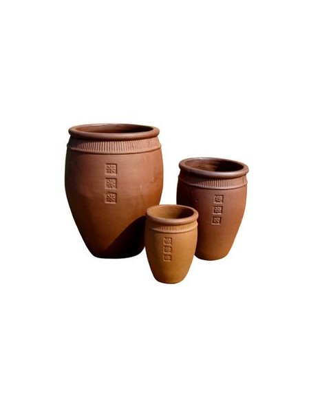 Jarre Marabout lot de 3 pièces